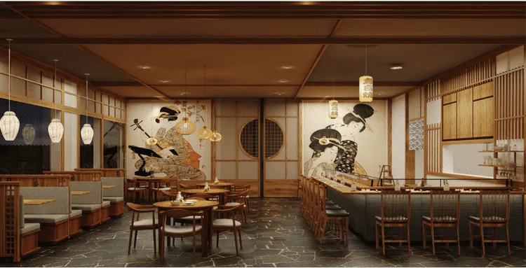 Bí quyết thiết kế nhà hàng Sushi theo phong cách Nhật Bản 15