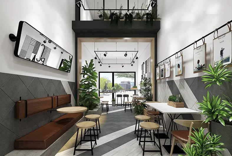 Bí quyết thiết kế quán cafe 2 tầng thu hút mọi ánh nhìn  Kendesign