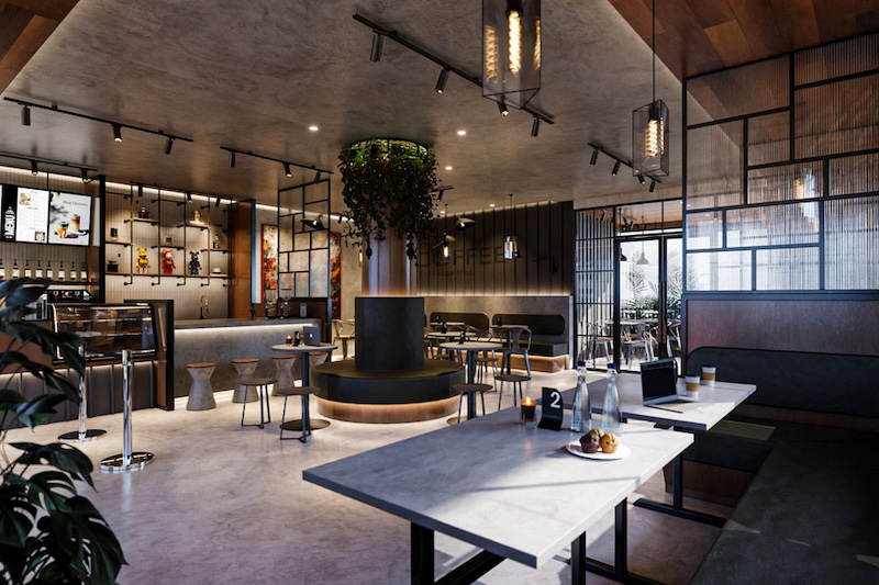 [báo giá] mẫu thiết kế quán cafe phong cách công nghiệp (industrial) 12