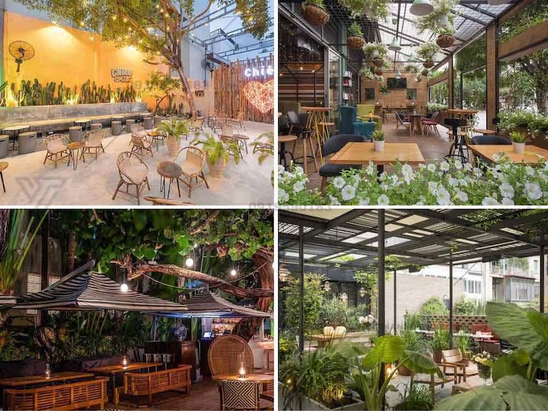 [Báo Giá] 10+ Mẫu thi công, thiết kế quán cafe không gian mở 3