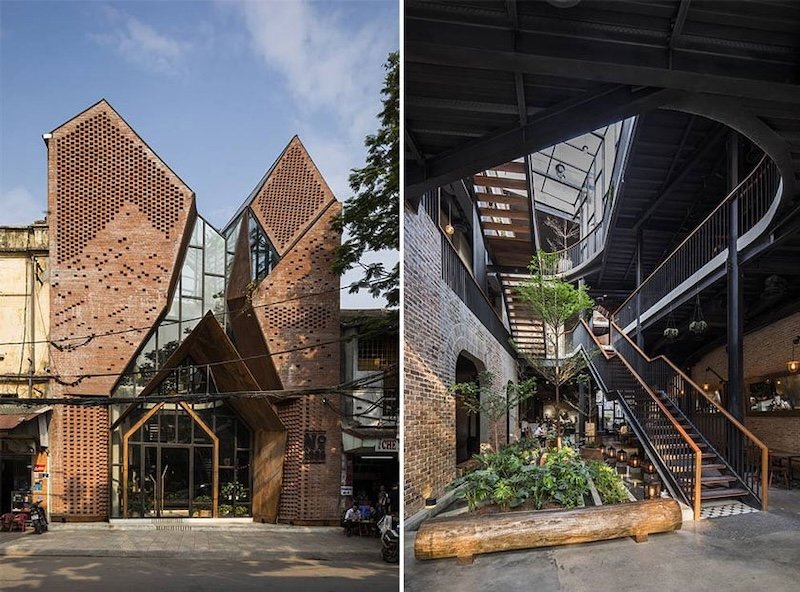 [Báo Giá] Mẫu thi công, thiết kế quán Cafe khung thép (Tiền Chế) 12