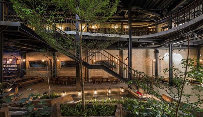 [Báo Giá] Mẫu thi công, thiết kế quán Cafe khung thép (Tiền Chế) 16