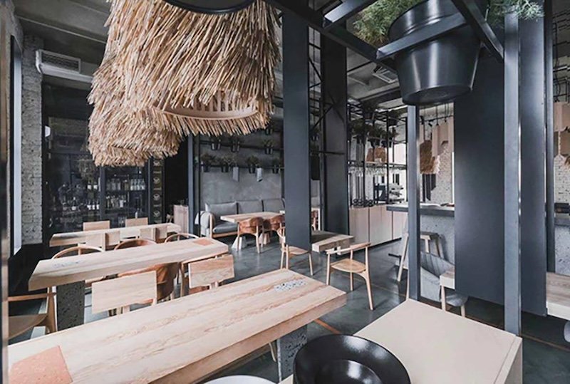 [Báo Giá] Mẫu thi công, thiết kế quán Cafe khung thép (Tiền Chế) 17