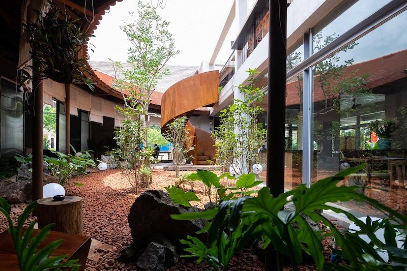 [Báo Giá] 10+ Mẫu thiết kế quán cafe phong cách Rustic 9